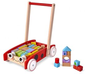 Деревянные ходунки Eco Toys Walker, 2112 цена и информация | Drewniana Wieża Piramida Kura Nakładanie Kolorowych Kwadratów LD-15 15276 | kaup24.ee