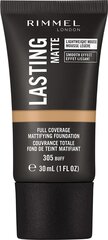 Jumestuskreem Rimmel London Lasting Matte full Coverage Foundation Buff, 30 ml hind ja info | Jumestuskreemid, puudrid | kaup24.ee