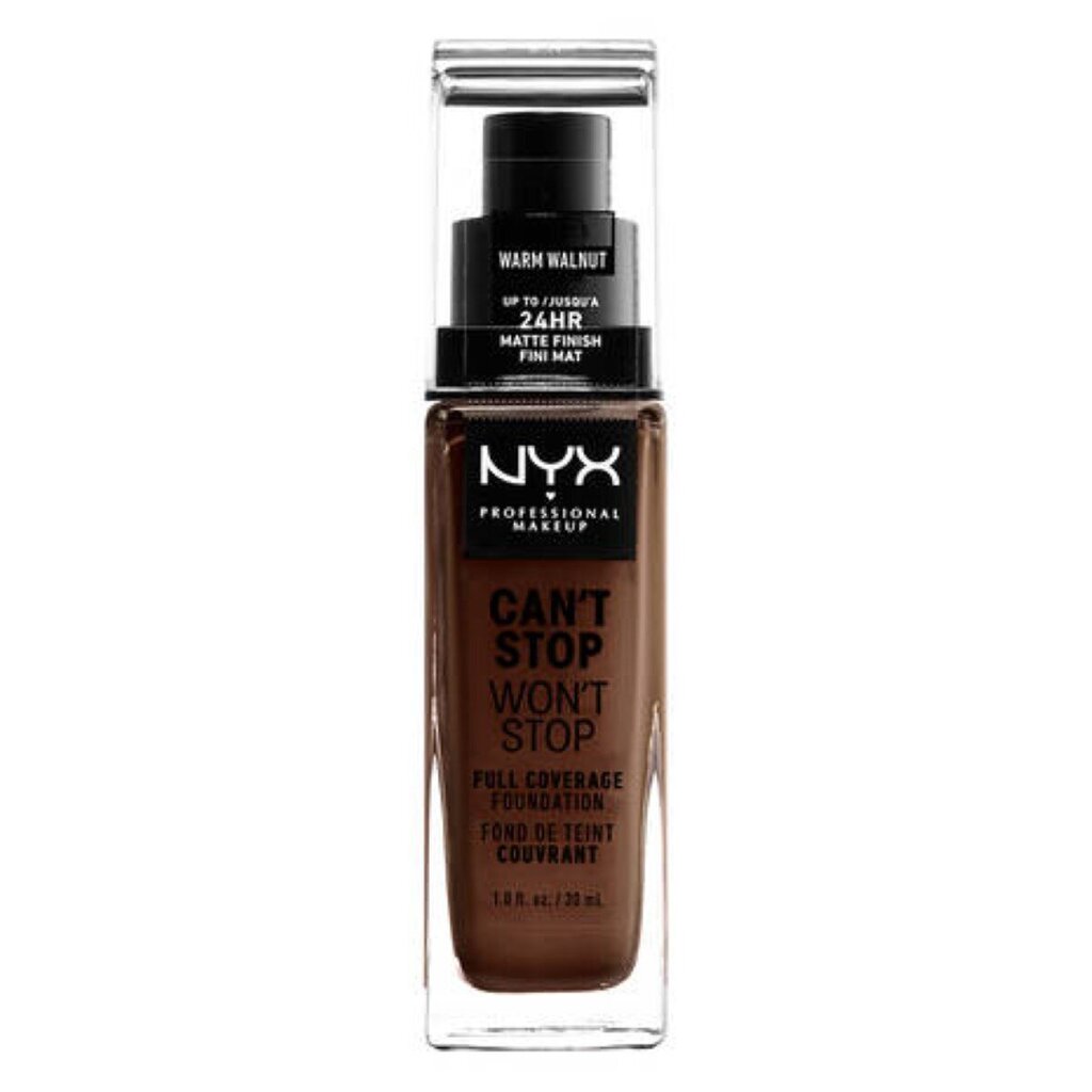 Jumestuskreem NYX Can't Stop Won't Stop soe pähkel, 30 ml цена и информация | Jumestuskreemid, puudrid | kaup24.ee