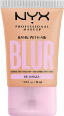 Жидкая основа для макияжа NYX Bare With Me Blur Nº 05-vanilla (30 ml) цена и информация | Пудры, базы под макияж | kaup24.ee
