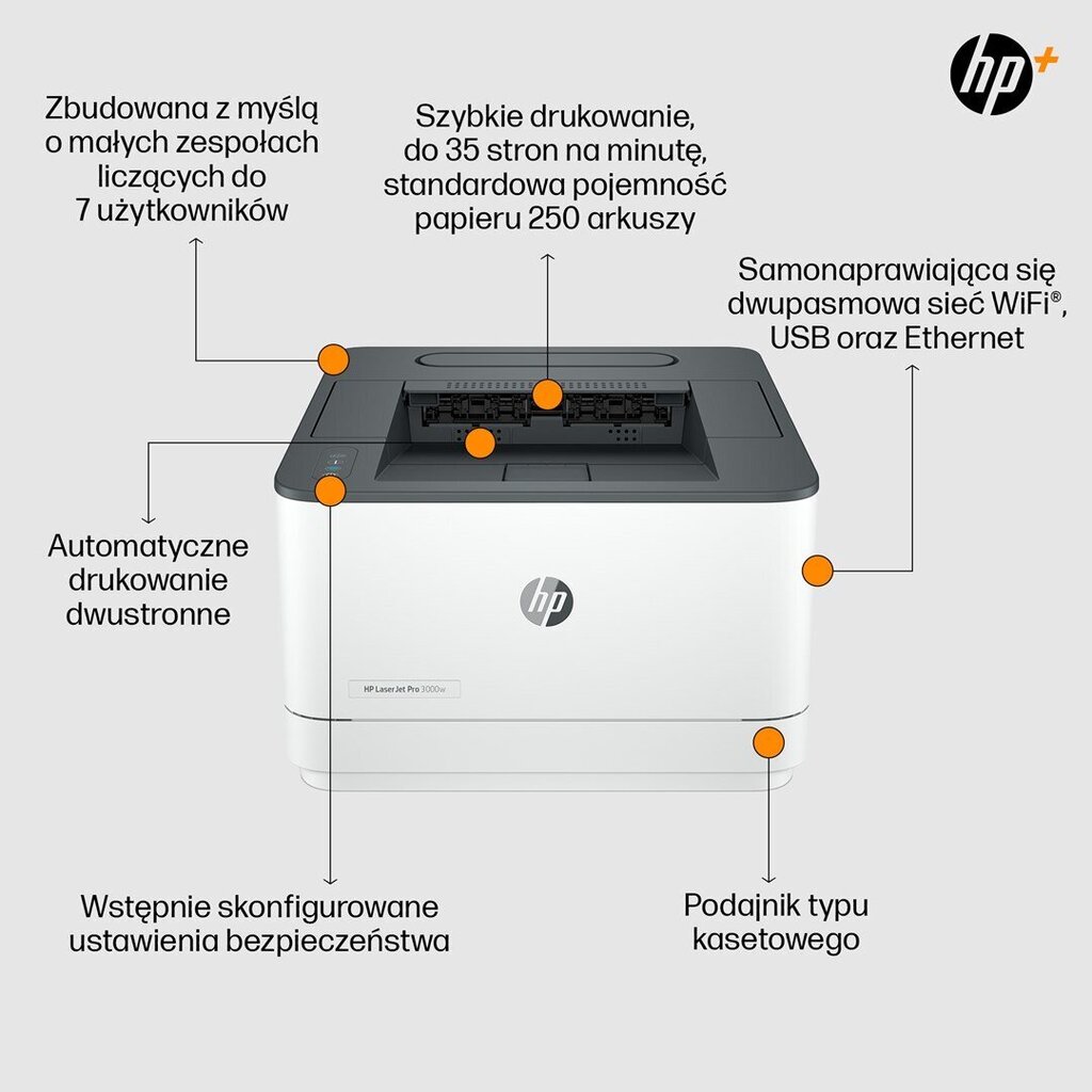 HP LaserJet Pro 3002dwe, nespalvotas hind ja info | Printerid | kaup24.ee