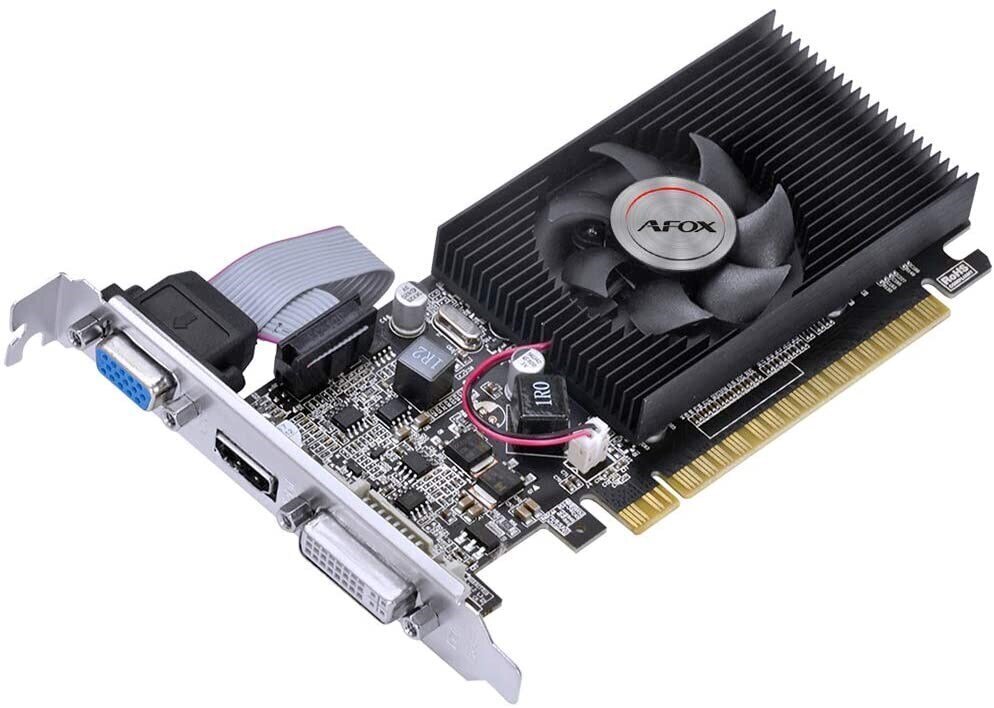 Afox GeForce GT210 512MB DDR3 (AF210-512D3L3-V2) hind ja info | Videokaardid (GPU) | kaup24.ee