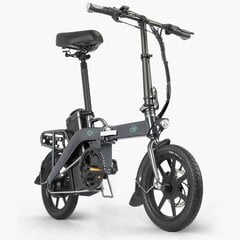 Электровелосипед Fiido L3, 14", черный, 200км, 350Вт, 23,2Ач цена и информация | Электровелосипеды | kaup24.ee