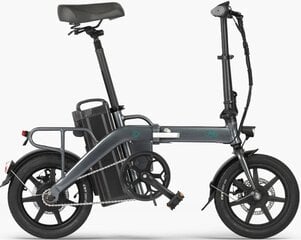 Электровелосипед Fiido L3, 14", черный, 200км, 350Вт, 23,2Ач цена и информация | Электровелосипеды | kaup24.ee
