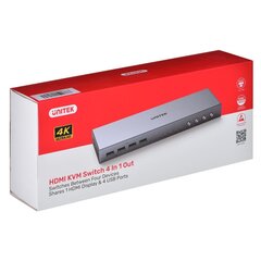 Unitek KVM Switch 4K HDMI 2.0 4IN hind ja info | Lülitid (Switch) | kaup24.ee