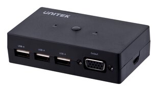 Unitek KVM Switch 2-IN 1-OUT hind ja info | Lülitid (Switch) | kaup24.ee