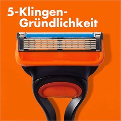 Gillette Fusion 5 Blades, 8 лезвий бритвы на упаковку, с антиронижационными лезвиями до 20 брелок на лезвие, текущая версия цена и информация | Средства для бритья | kaup24.ee