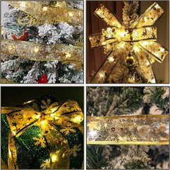 Рождественское украшение - лента (500 см х 5 см) цена и информация | Гирлянды | kaup24.ee