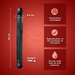 Kahepoolne Dildo Mmilzu, 43 cm hind ja info | Dildod | kaup24.ee