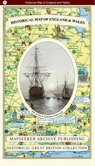 Historical Map of England and Wales цена и информация | Исторические книги | kaup24.ee