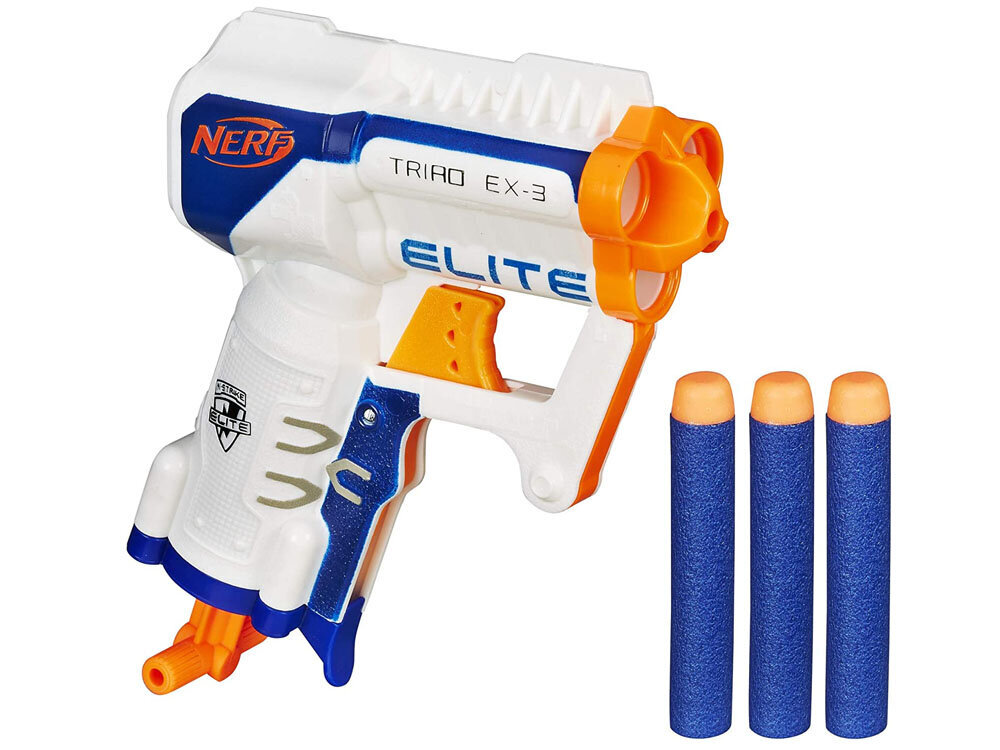 Relv Nerf GUN N-Strike Triad Ex-3 hind ja info | Poiste mänguasjad | kaup24.ee