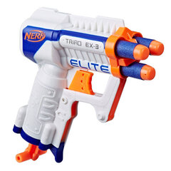 Šautuvas Nerf GUN N-Strike Triad Ex-3 su 3 šoviniais цена и информация | Развивающий мелкую моторику - кинетический песок KeyCraft NV215 (80 г) детям от 3+ лет, бежевый | kaup24.ee