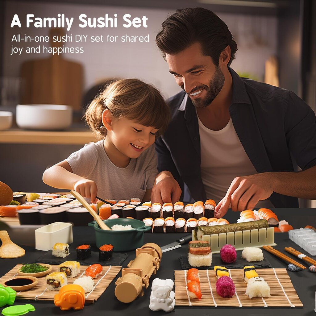 Sushi valmistamise komplekt, 15 tk hind ja info | Köögitarbed | kaup24.ee