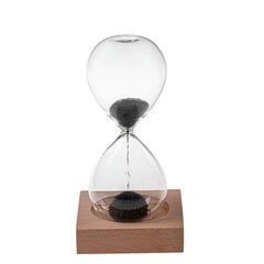 Магнитные песочные часы, стеклянные, прозрачные цена и информация | Оригинальные часы  | kaup24.ee