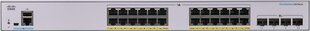 Сетевой коммутатор Cisco CBS350-24P-4X-EU Управляемый L2/L3 Gigabit Ethernet (10/100/1000), серебристый цена и информация | Коммутаторы (Switch) | kaup24.ee