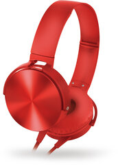 Omega Freestyle наушники + микрофон FH07R, красные цена и информация | Наушники | kaup24.ee