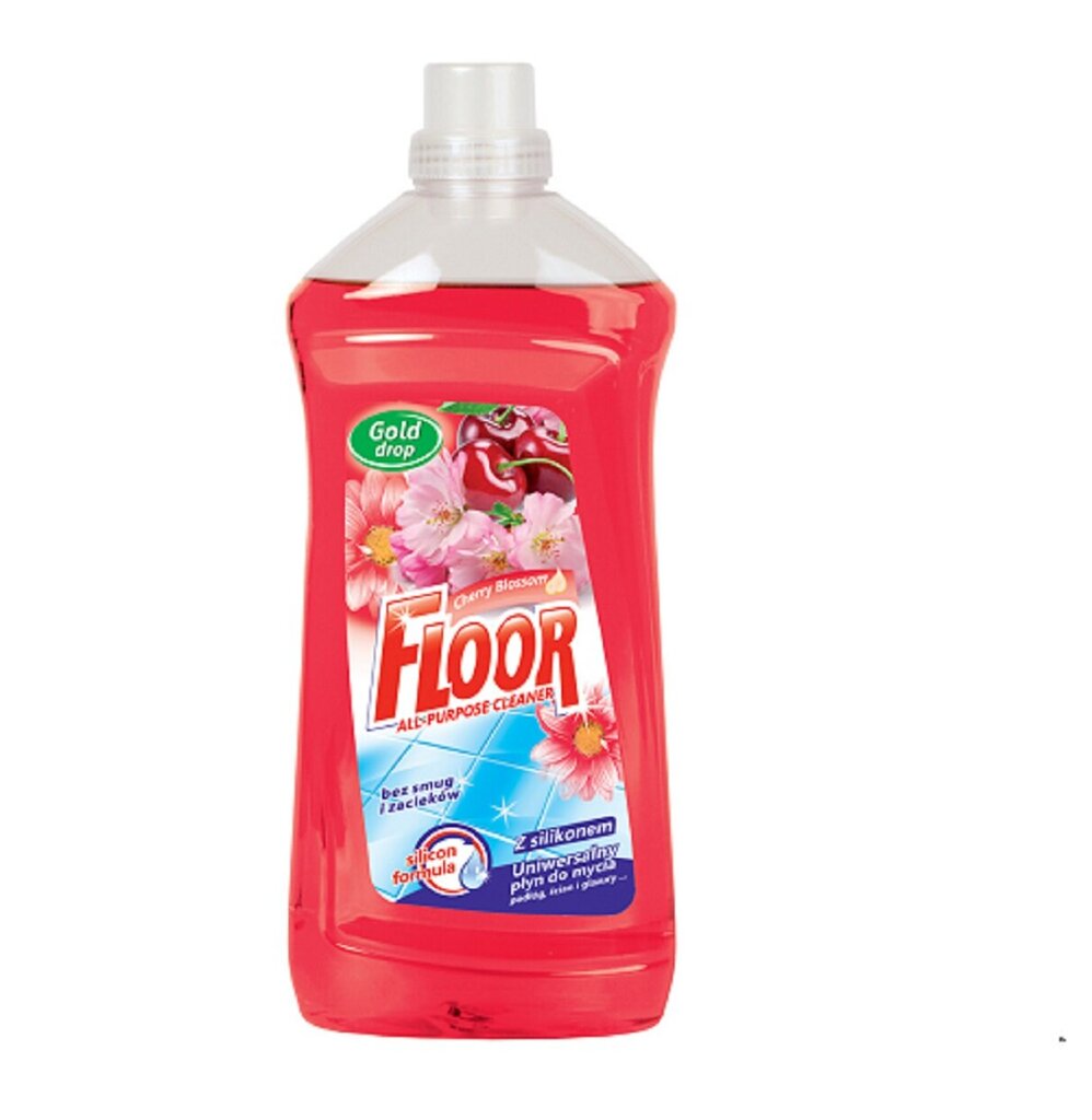 Universaalne põrandapuhastusvahend Floor Cherry Blossom (silikooniga), 1,5L hind ja info | Puhastusvahendid | kaup24.ee