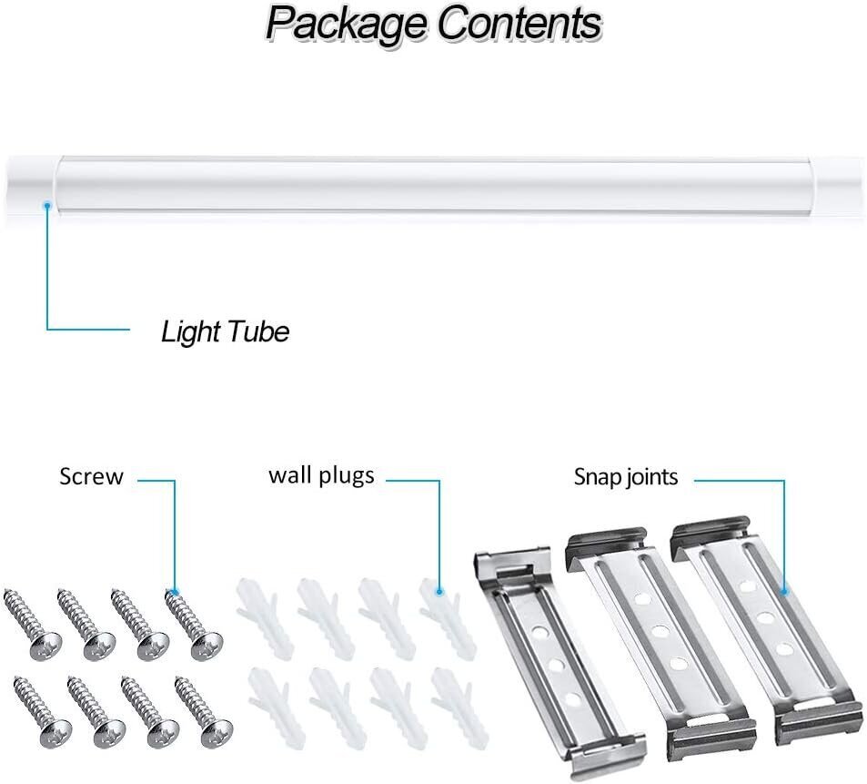 LED lamp G.Lux GR-LED-Batten-18W-600mm цена и информация | Laelambid | kaup24.ee