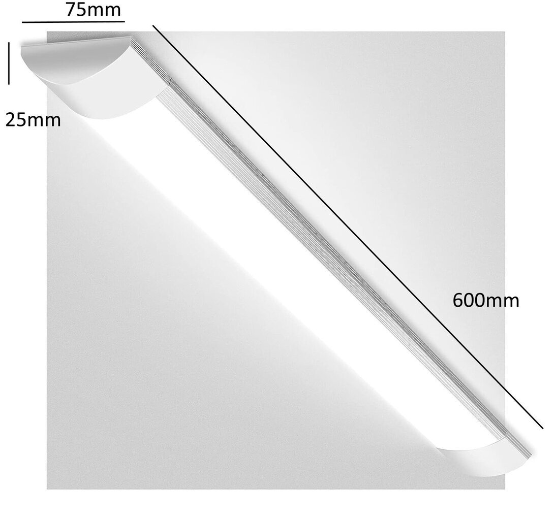 LED lamp G.Lux GR-LED-Batten-18W-600mm hind ja info | Laelambid | kaup24.ee