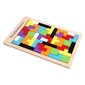 Puidust puslemäng Tetris, 40 tk hind ja info | Lauamängud ja mõistatused | kaup24.ee