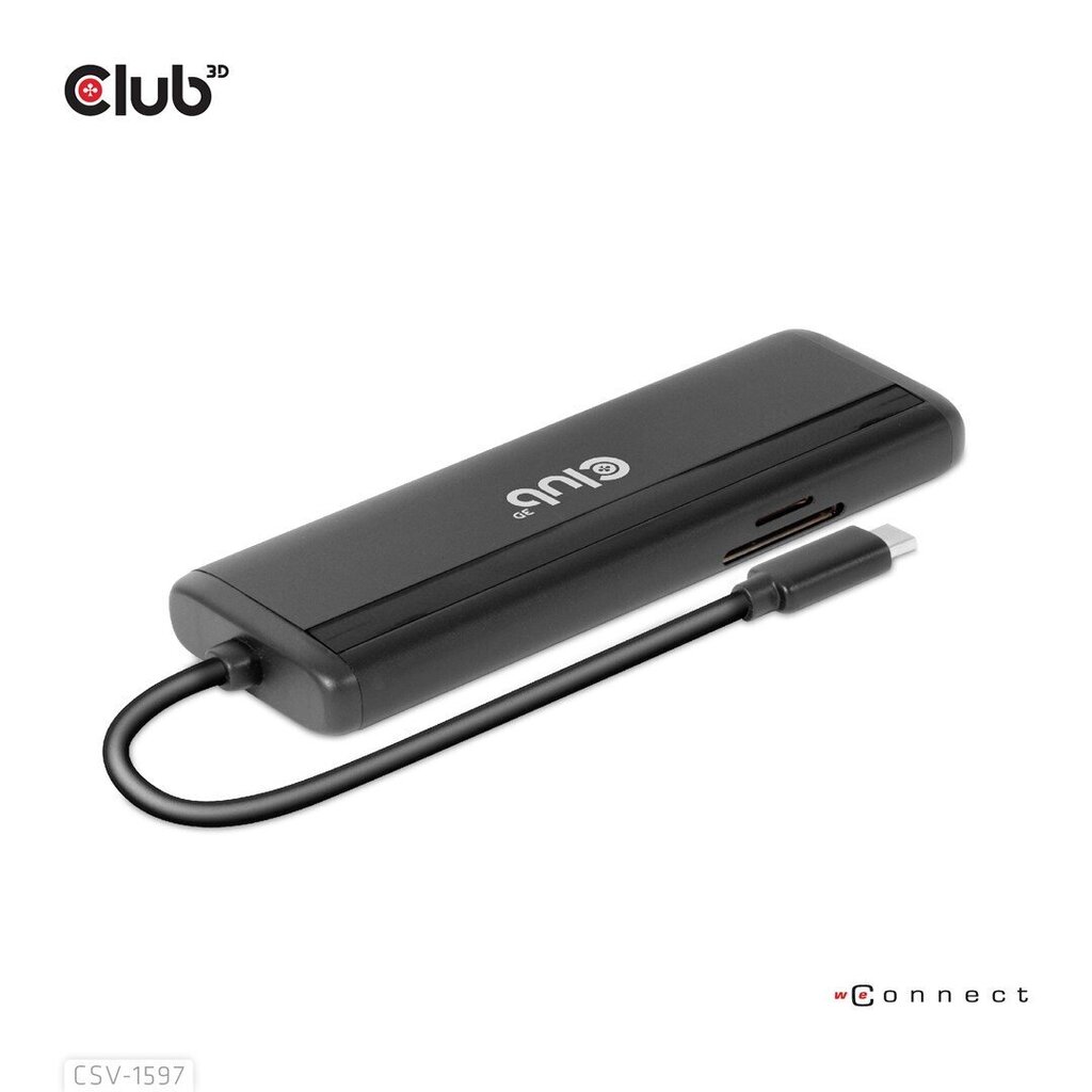 Club 3D CSV-1597 цена и информация | USB jagajad, adapterid | kaup24.ee