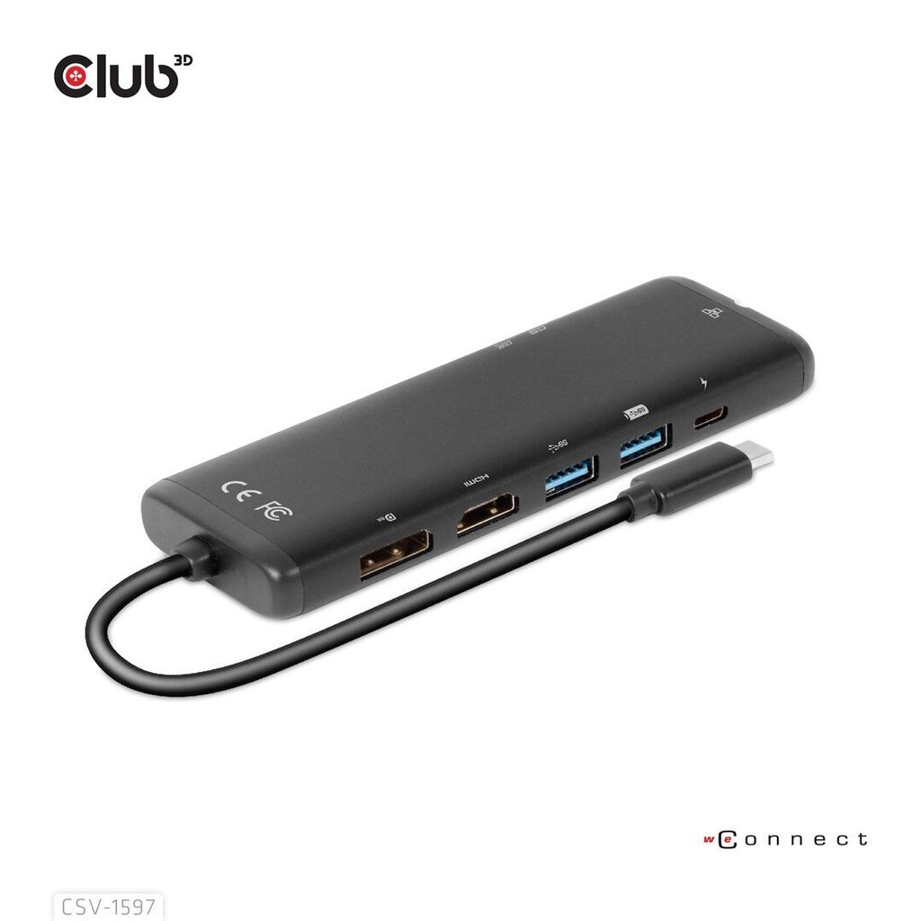 Club 3D CSV-1597 цена и информация | USB jagajad, adapterid | kaup24.ee