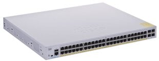 Cisco CBS250-48P-4X-EU võrgulüliti Hallatav L2/L3 Gigabit Ethernet (10/100/1000) Hõbedane цена и информация | Коммутаторы (Switch) | kaup24.ee