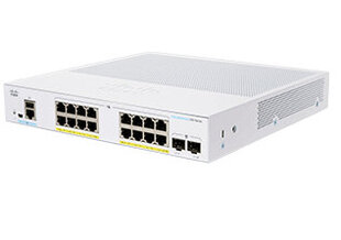 Сетевой коммутатор Cisco CBS350-16P-2G-EU Управляемый L2/L3 Gigabit Ethernet (10/100/1000), серебристый цена и информация | Коммутаторы (Switch) | kaup24.ee