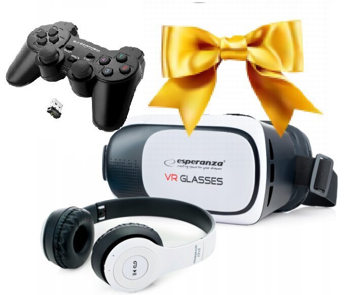 Esperanza VR-prillid ja P47 peakomplekt ning juhtmevaba mängupult цена и информация | Virtuaalreaalsuse prillid | kaup24.ee