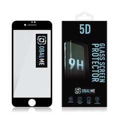 OBAL:ME 5D Glass Screen Protector for Apple iPhone 7|8|SE2020|SE2022 Black цена и информация | Защитные пленки для телефонов | kaup24.ee