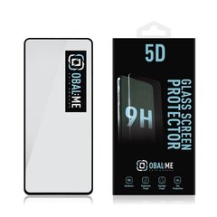 OBAL:ME 5D Glass Screen Protector for  Xiaomi Redmi Note 12 4G|5G Black цена и информация | Защитные пленки для телефонов | kaup24.ee