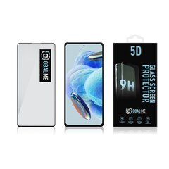 OBAL:ME 5D Glass Screen Protector for  Xiaomi Redmi Note 12 Pro 5G Black цена и информация | Защитные пленки для телефонов | kaup24.ee