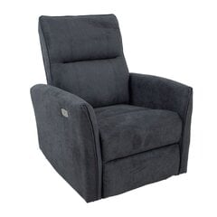 Кресло с откидной спинкой Linux электрическое, темно-серый цена и информация | Кресла | kaup24.ee