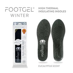 Стельки Footgel Everyday Use Winter, размер 35-40 цена и информация | Уход за одеждой и обувью | kaup24.ee