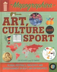 Mapographica: Art, Culture and Sport: Global festivals, creativity and entertainment in maps and infographics цена и информация | Книги для подростков и молодежи | kaup24.ee