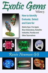 Exotic Gems: Volume 3: How to Identify, Evaluate, Select & Care for Matrix Opal, Fire Agate, Blue Chalcedony, Rubellite, Indicolite, Paraiba & Other Tourmalines цена и информация | Книги об искусстве | kaup24.ee