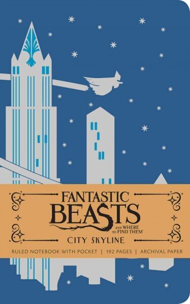 Fantastic Beasts and Where to Find Them: City Skyline Hardcover Ruled Notebook цена и информация | Kunstiraamatud | kaup24.ee
