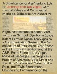 Learning From Las Vegas facsimile edition цена и информация | Книги по архитектуре | kaup24.ee