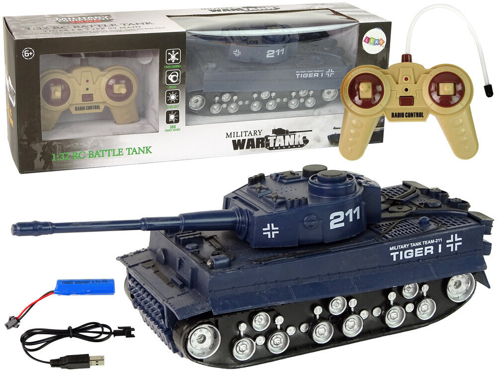 Puldiga tank Lean Toys, sinine hind ja info | Poiste mänguasjad | kaup24.ee