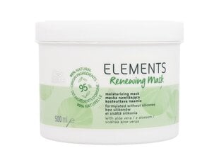 Восстанавливающая маска для волос Wella Professionals Elements Renewing Mask, 500 мл цена и информация | Кондиционеры | kaup24.ee