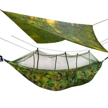 Подвесная палатка/гамак Бахар, зеленая цена и информация | Палатки | kaup24.ee