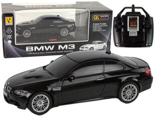 Rc auto BMW M3 valgusefektidega Lean Toys, must hind ja info | Poiste mänguasjad | kaup24.ee