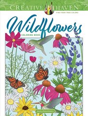 Creative Haven Wildflowers Coloring Book цена и информация | Книги для малышей | kaup24.ee