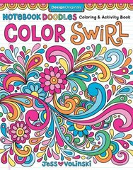 Notebook Doodles Color Swirl цена и информация | Книги для малышей | kaup24.ee