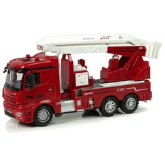 Remote Control Fire Truck 2.4G Lights and Sounds Red hind ja info | Poiste mänguasjad | kaup24.ee