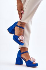 Naiste sandaalid PS1 23978-21, sinised hind ja info | Naiste sandaalid | kaup24.ee