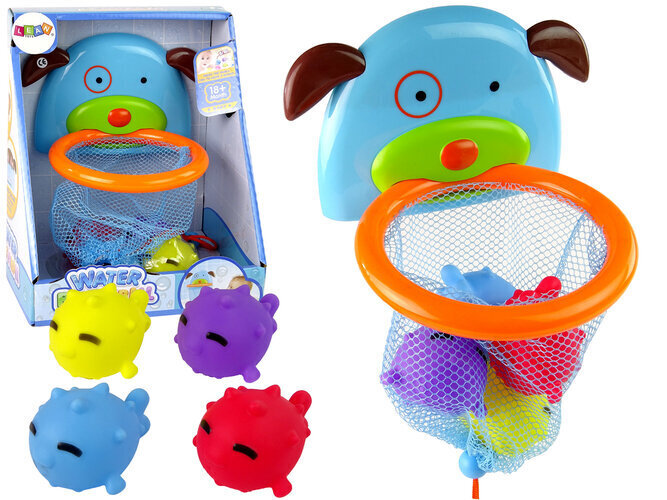 Vannimänguasjade komplekt Mini korvpallikorv - Koer Lean Toys hind ja info | Imikute mänguasjad | kaup24.ee
