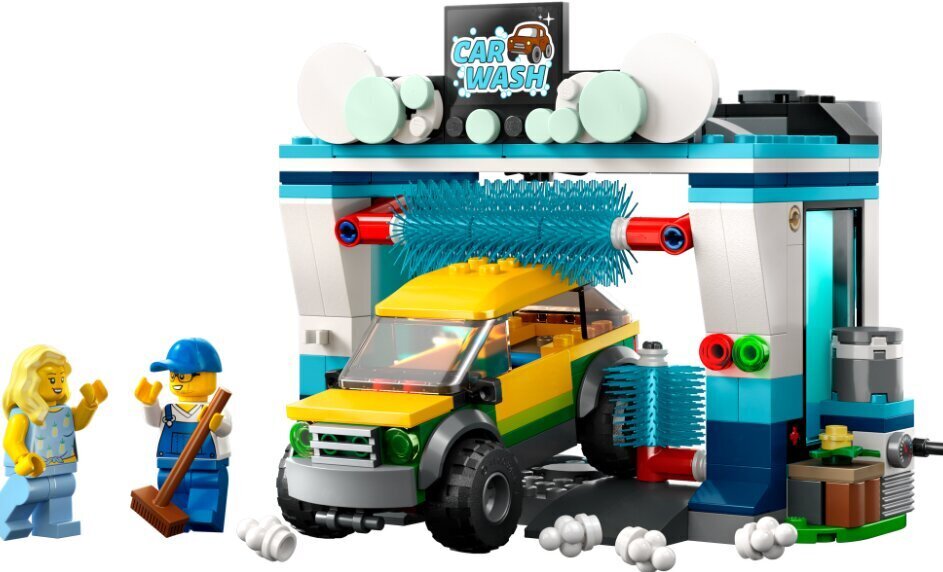 60362 LEGO® City autopesula ja Bluetooth-karaoke mikrofon Manta, roosa цена и информация | Klotsid ja konstruktorid | kaup24.ee