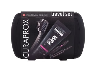 Hambahoolduse eisikomplekt Curaprox Black Is White Travel цена и информация | Для ухода за зубами | kaup24.ee