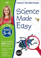 Science Made Easy, Ages 5-6 (Key Stage 1): Supports the National Curriculum, Science Exercise Book цена и информация | Книги для подростков и молодежи | kaup24.ee